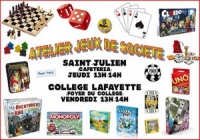 ATELIER JEUX DE SOCIÉTÉ aux collèges